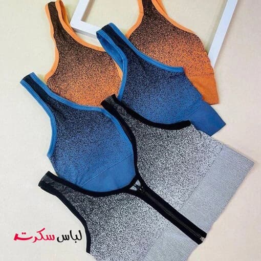 نیم تنه ورزشی زیپ دار ls7747 — تصویر ۹
