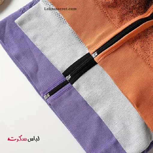 نیم تنه ورزشی زیپ دار ls7747 — تصویر ۶