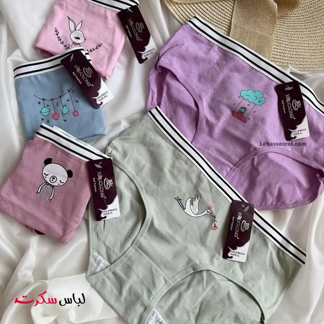 شورت اسلیپ زنانه بسته 3عددی ls8621 — تصویر ۵