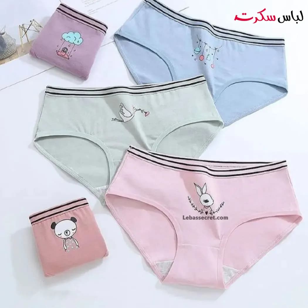 شورت اسلیپ زنانه بسته 3عددی ls8621 — تصویر ۳