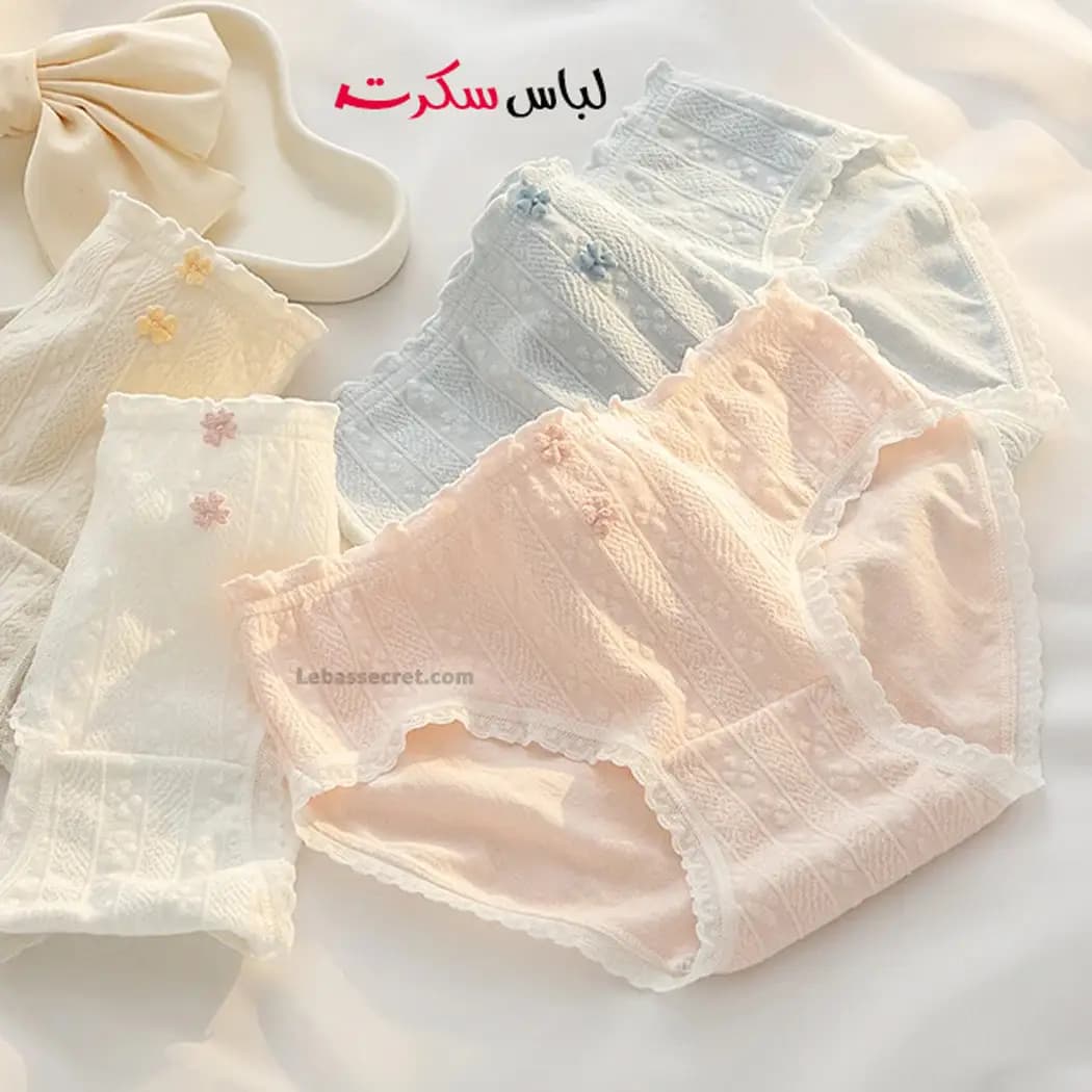 شورت فانتزی زنانه بسته 3عددی ls198 — تصویر ۸