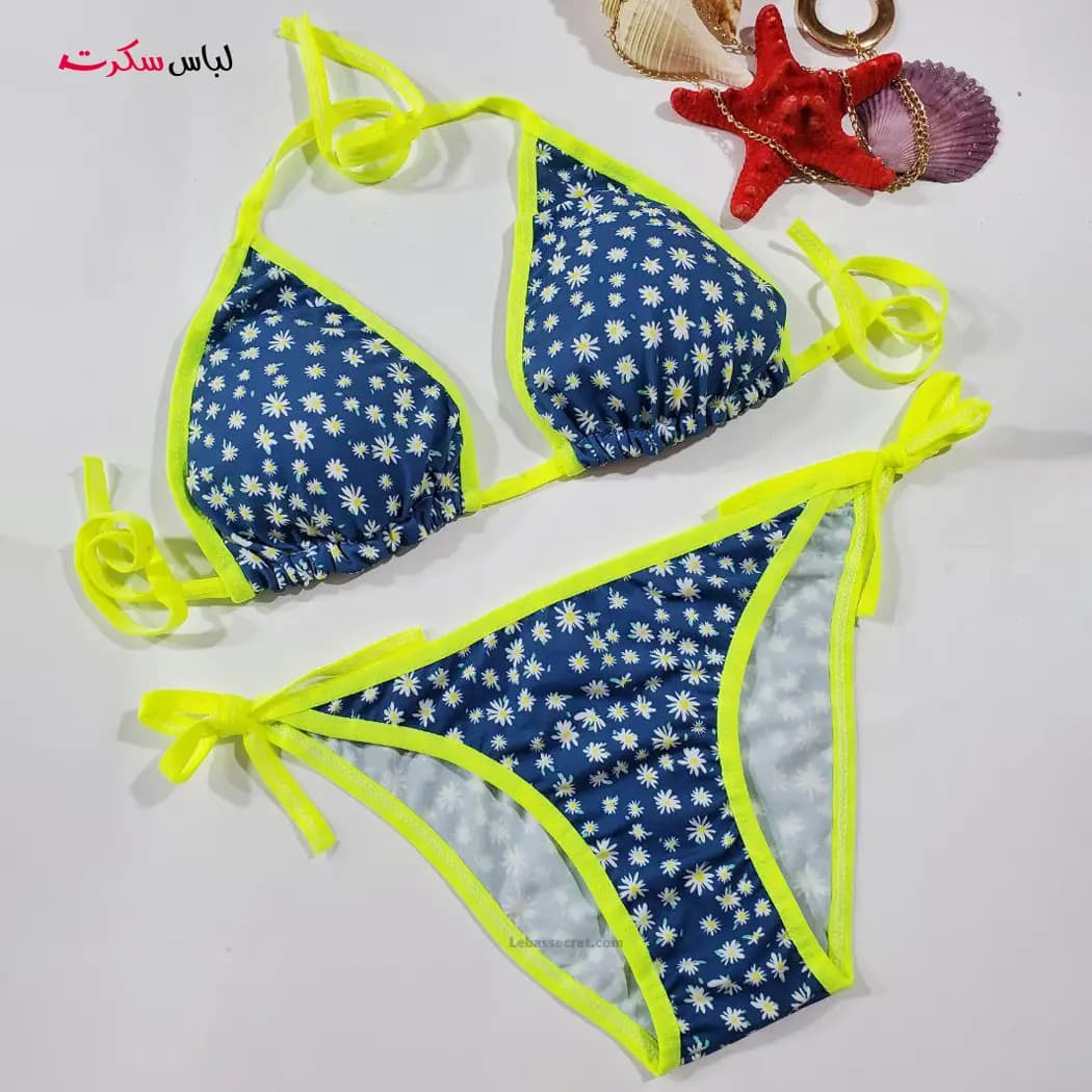بیکینی گره ای بابونه ls0126 — تصویر ۳
