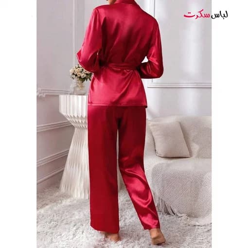 ست روبدوشامبر و شلوار و اسکرانچی زنانه 2252 — تصویر ۲