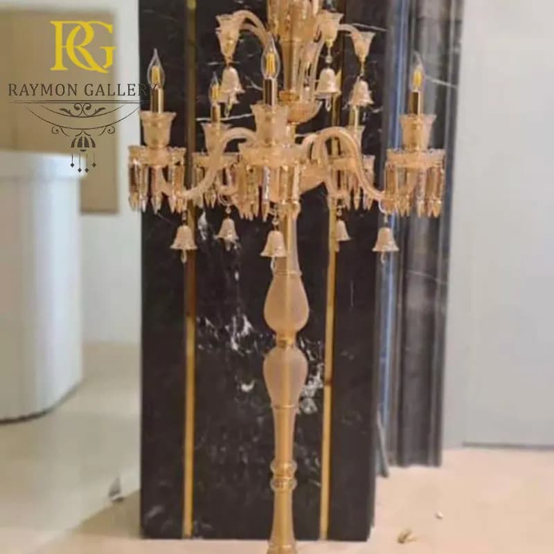 کنار سالنی شامپاینی دست ساز کلاسیک مورانو — تصویر ۲