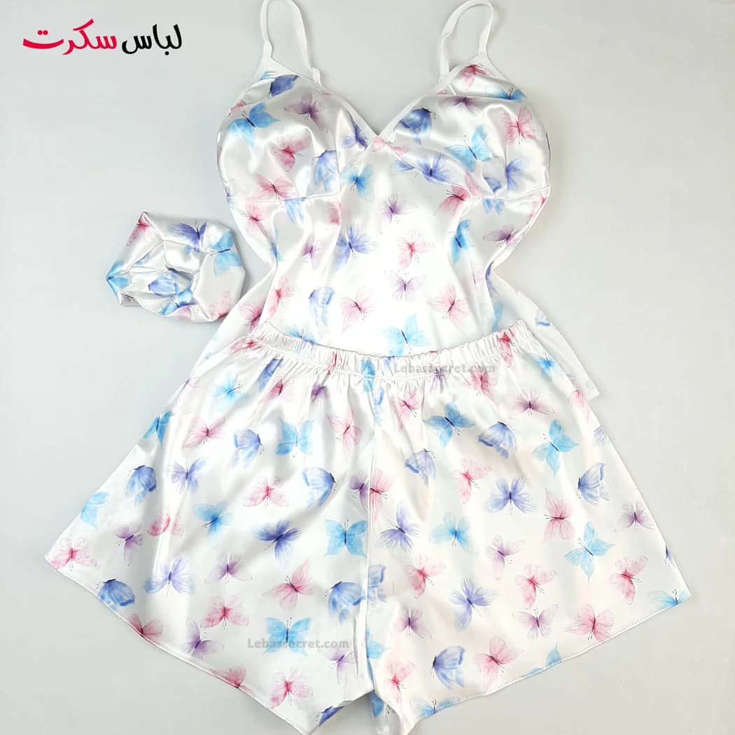 لباس خواب زنانه ست ساتن ابریشم lebassecret1144 — تصویر ۴