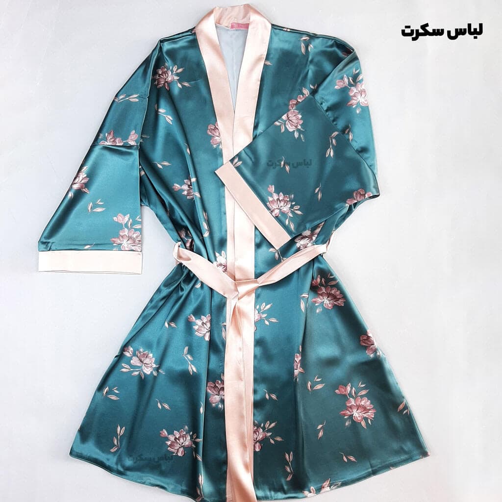 روبدوشامبر زنانه ابریشمی لوکس 023 — تصویر ۳