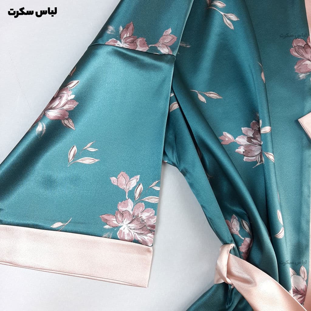 روبدوشامبر زنانه ابریشمی لوکس 023 — تصویر ۴