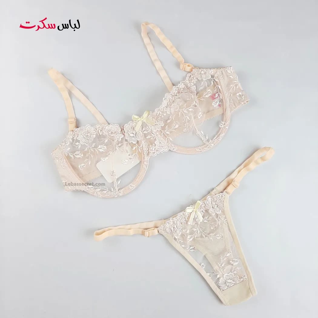 ست شورت و سوتین فانتزی توری ls02030 — تصویر ۵