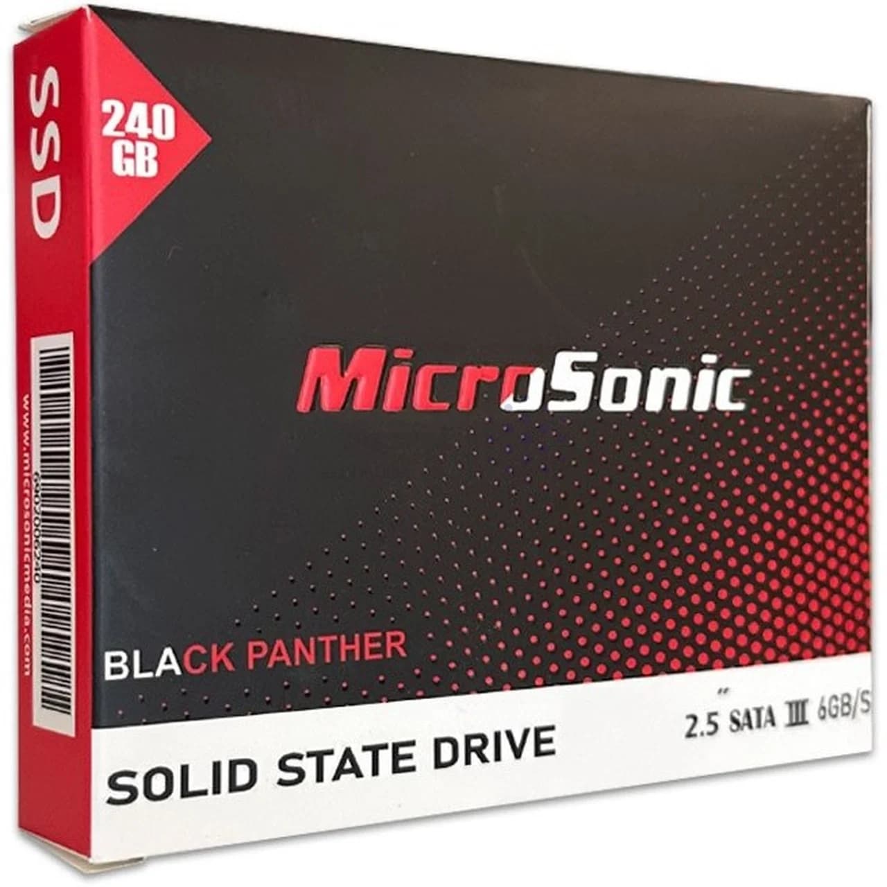 هارد MicroSonic SSD مدل Black Panther ظرفیت 240GB (گارانتی IPM) — تصویر ۴