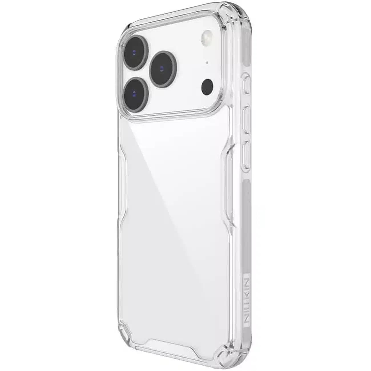 قاب گوشی آیفون 17 پرو نیلیکن Nillkin Nature TPU Pro شفاف ژله ای — تصویر ۹