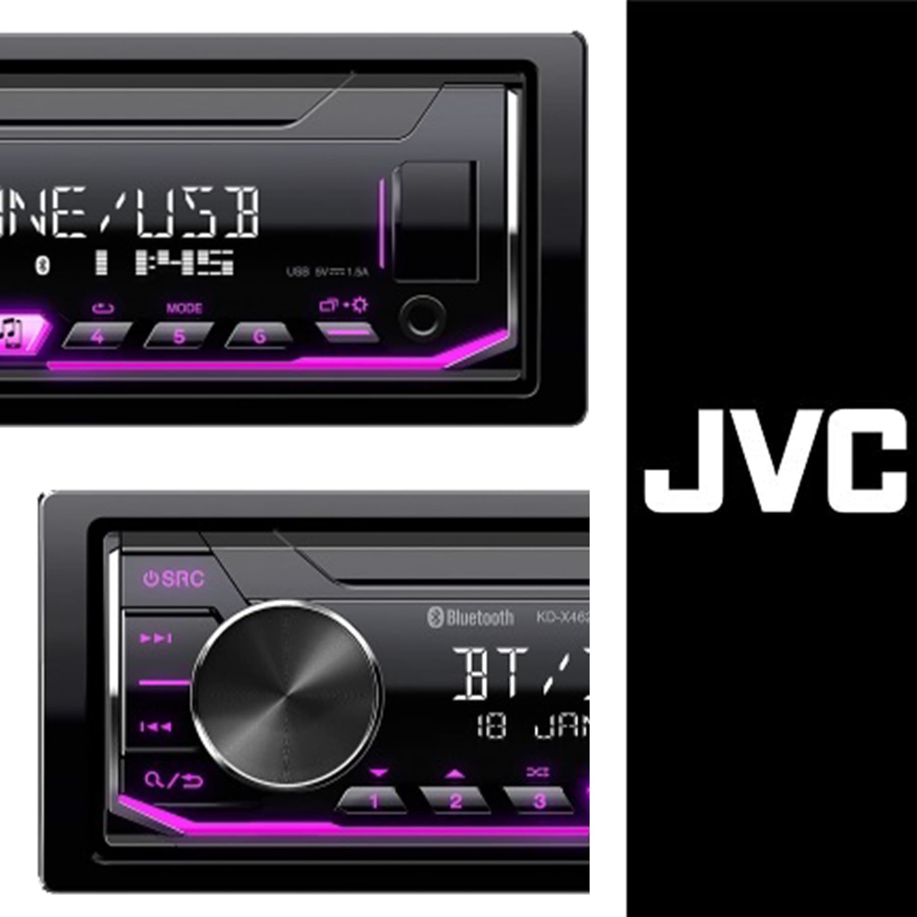 پخش جی وی سی مدل JVC KD-X462BT — تصویر ۳