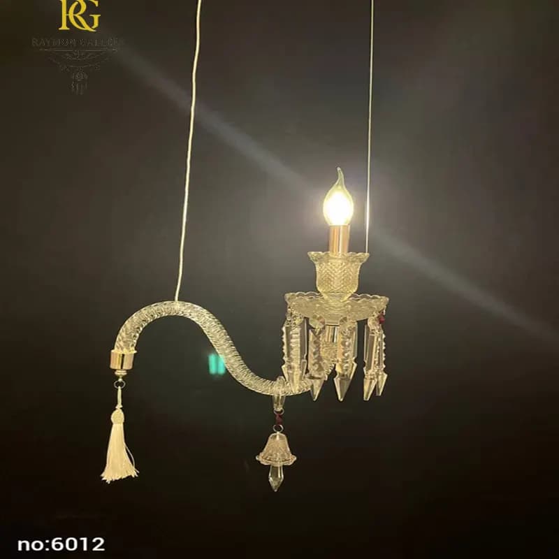 لوستر آویزی باکارات زنگوله دار شیک — تصویر ۲