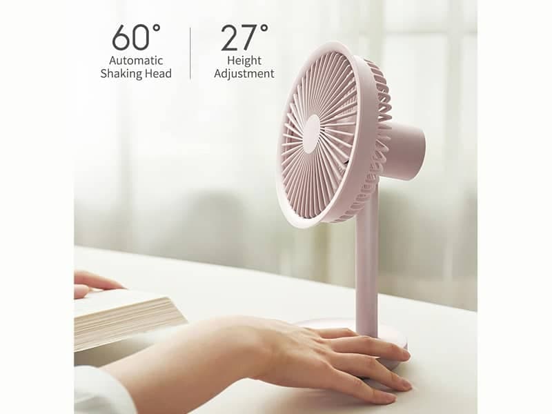 پنکه شارژی رومیزی شیائومی Xiaomi Youpin Solove F5 Desktop Fan — تصویر ۶
