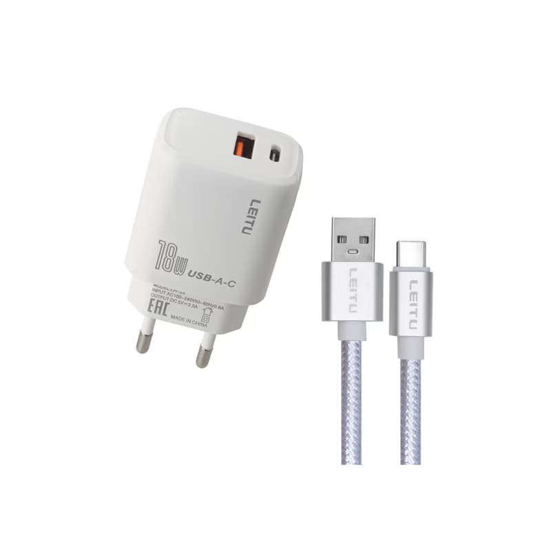 شارژر دیواری LH-23 لیتو همراه کابل MicroUSB — تصویر ۷