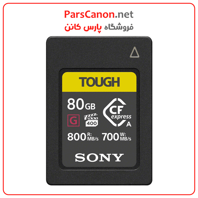 کارت حافظه سونی Sony 80GB CFexpress Type A TOUGH Memory Card — تصویر ۳