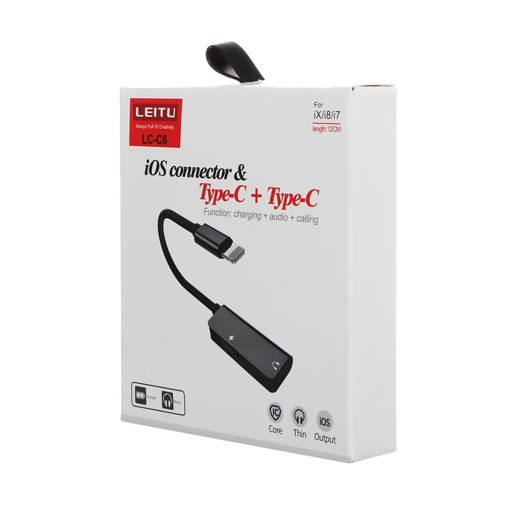کابل تبدیل آیفون به تایپ سی LC-C6 لیتو — تصویر ۵