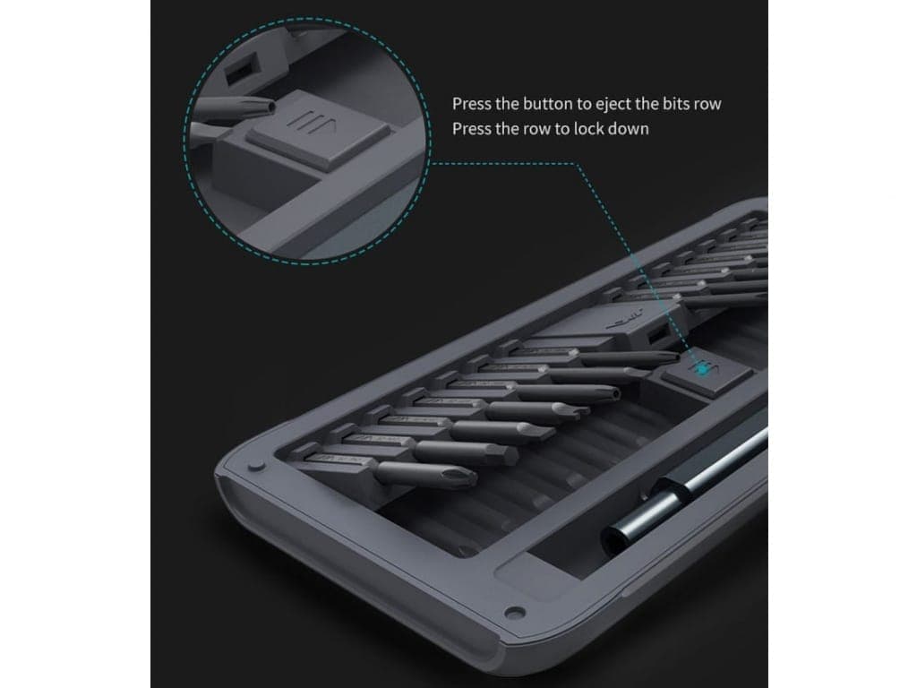 ست پیچ گوشتی شیائومی Xiaomi JM-GNT30 JimiHome 30 in 1 Precision Dismantling Set — تصویر ۴