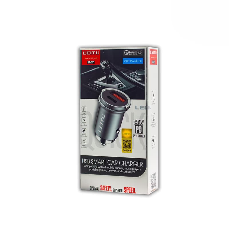 شارژر فندکی LC-C17 لیتو همراه کابل Micro-USB — تصویر ۲