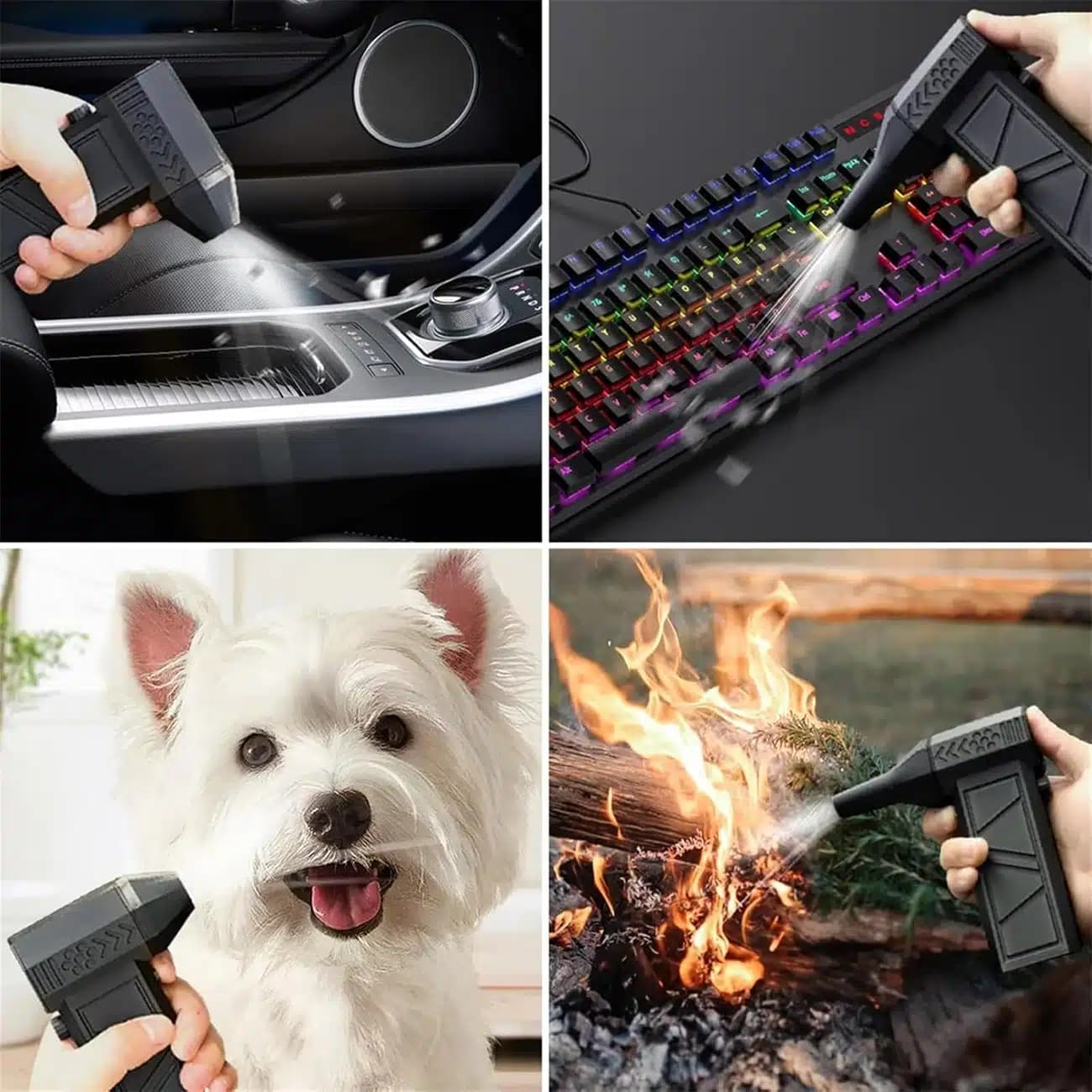 جت فن و جارو شارژی ویولنت Violent مدل ZY7400 — تصویر ۷
