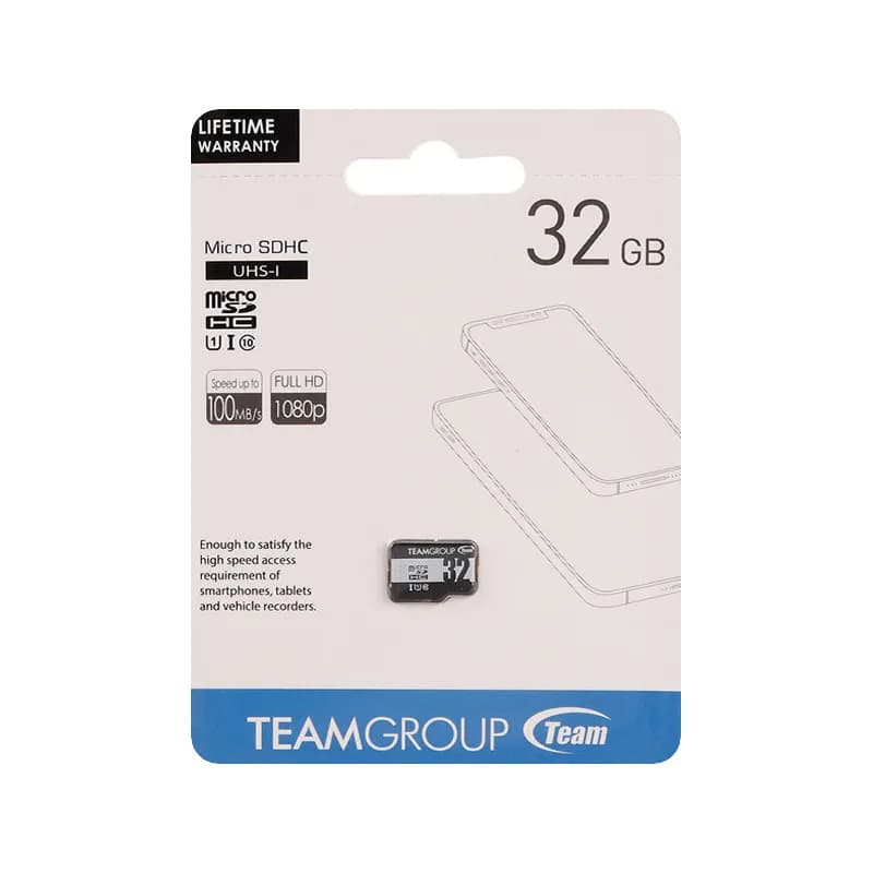 کارت حافظه MicroSDHC تیم گروپ U1 C10 کلاس 10 ظرفیت 32 گیگابایت
