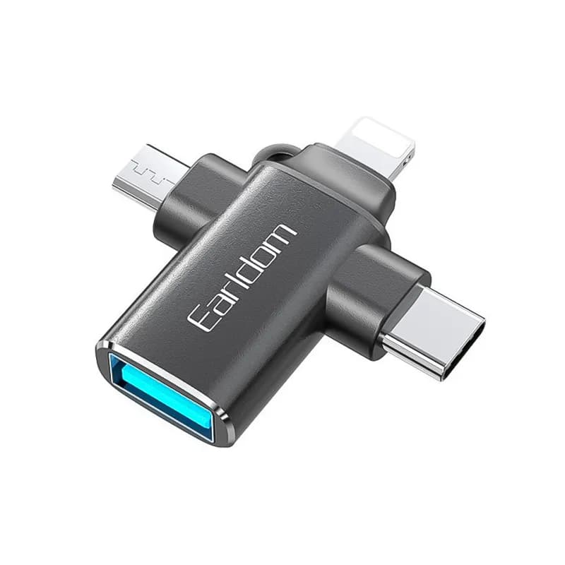 مبدل OTG سه کاره USB3.0 ارلدام مدل Earldom ET-OT80 — تصویر ۶