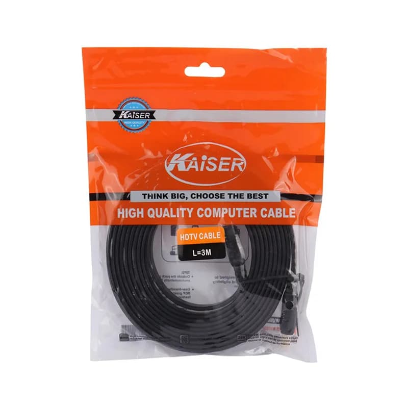 کابل تصویر HDMI کایزر مدل Kaiser HD-L3M به طول 3 متر — تصویر ۸