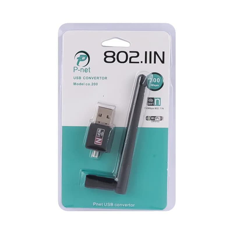 کارت شبکه بی سیم آنتن دار پی نت مدل P-net Co.200 — تصویر ۳