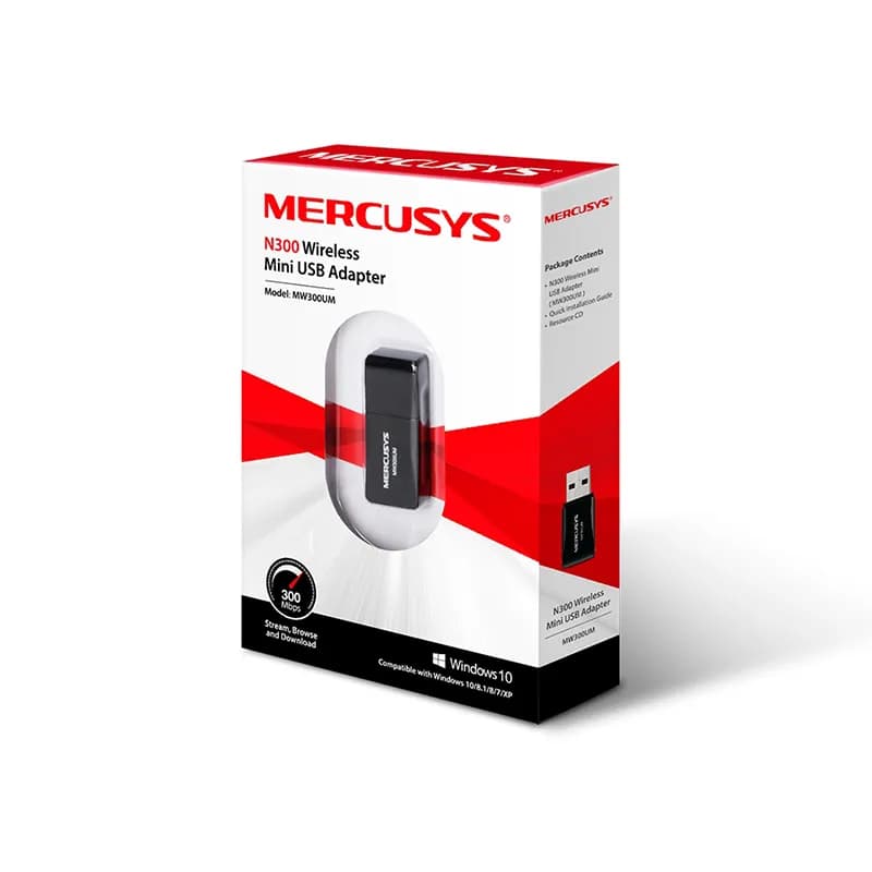 کارت شبکه بی سیم مرکوسیس مدل Mercusys MW300UM — تصویر ۴