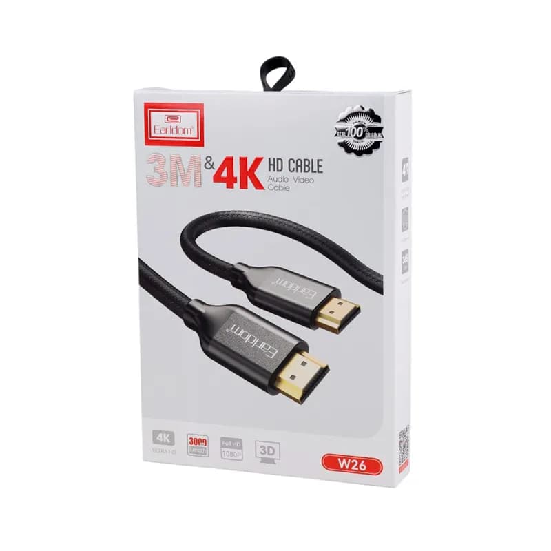 کابل تصویر HDMI ارلدام مدل Earldom ET-W26 به طول 3 متر — تصویر ۴