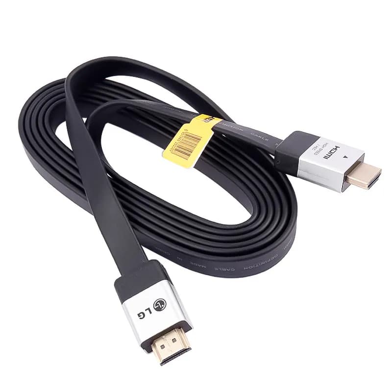 کابل تصویر HDMI ال جی مدل 3D Flat به طول 2 متر — تصویر ۳