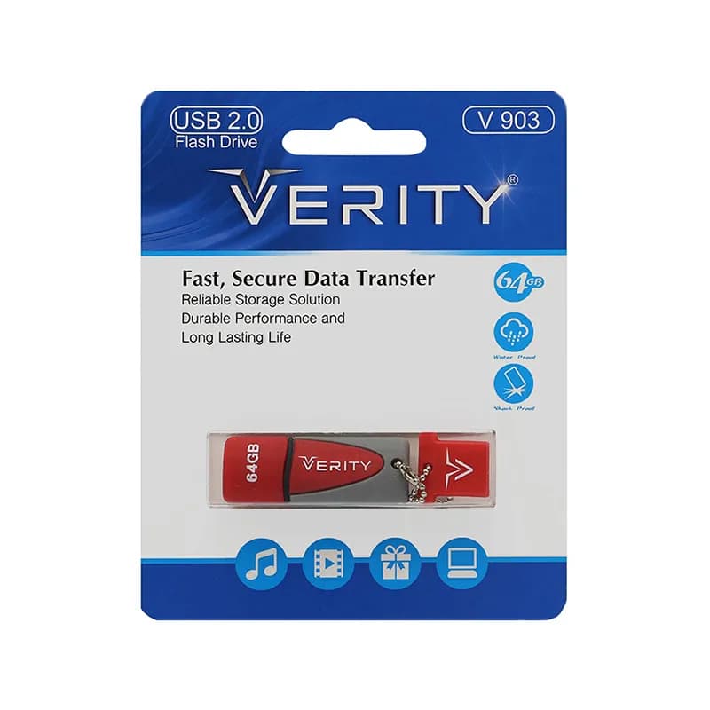 فلش مموری USB2.0 وریتی مدل V903 ظرفیت 16 گیگابایت