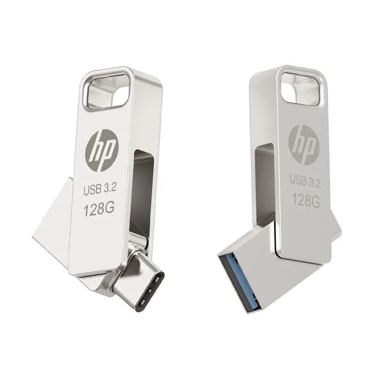 فلش مموری USB3.2 اچ پی مدل Type-C x206C ظرفیت 128 گیگابایت — تصویر ۷