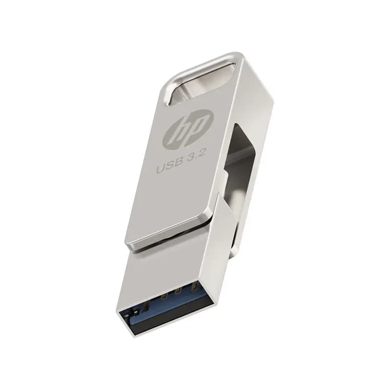 فلش مموری USB3.2 اچ پی مدل Type-C x206C ظرفیت 128 گیگابایت — تصویر ۴