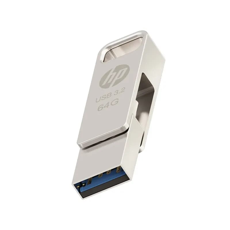فلش مموری USB3.2 اچ پی مدل Type-C x206C ظرفیت 64 گیگابایت — تصویر ۳
