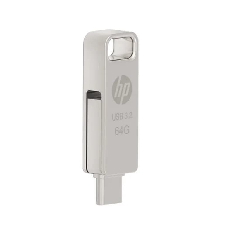 فلش مموری USB3.2 اچ پی مدل Type-C x206C ظرفیت 64 گیگابایت — تصویر ۴