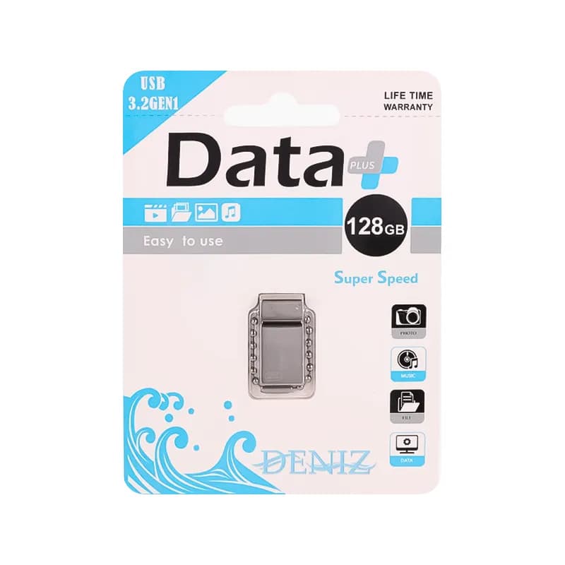 فلش مموری USB3.2 دیتا پلاس مدل Deniz ظرفیت 128 گیگابایت
