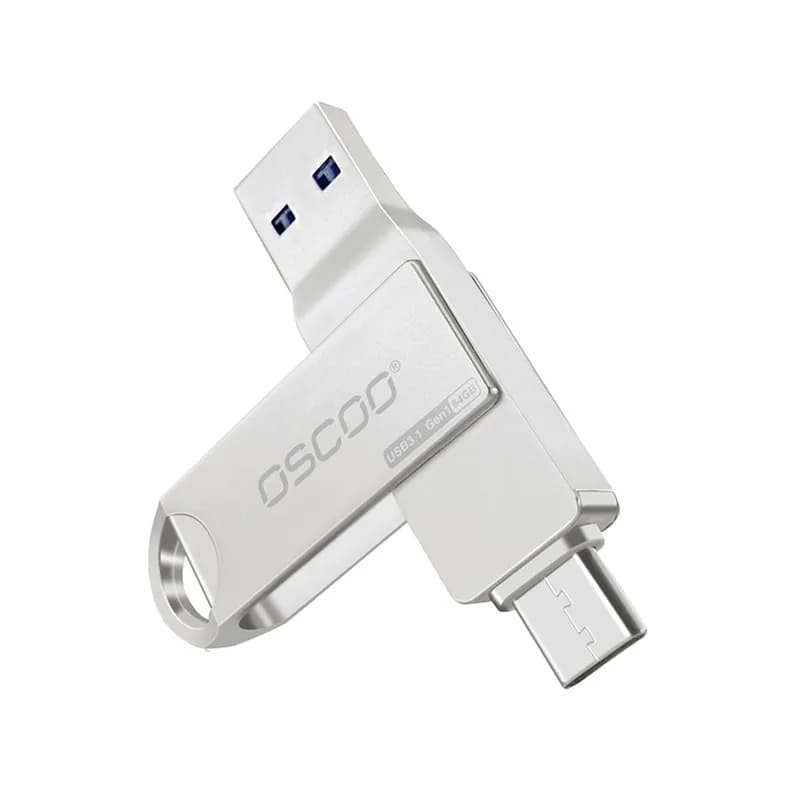 فلش مموری USB3.1 اوسکو مدل Type-C CU002 ظرفیت 64 گیگابایت — تصویر ۷