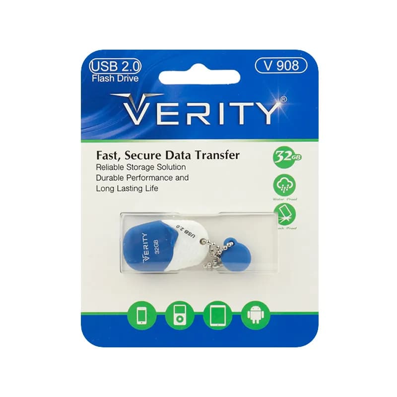 فلش مموری USB2.0 وریتی مدل V908 ظرفیت 32 گیگابایت