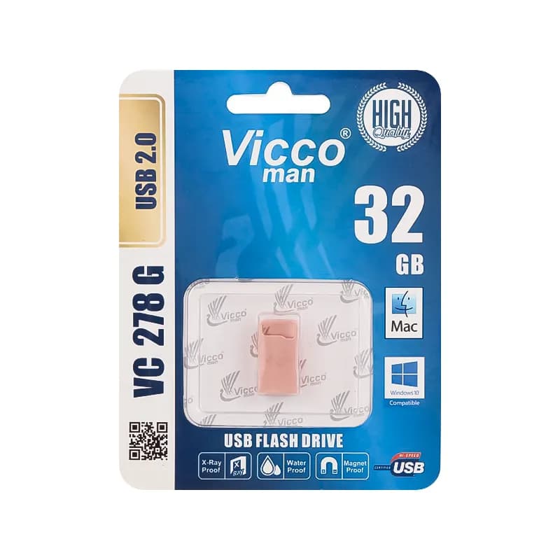 فلش مموری USB2.0 ویکومن مدل VC278G ظرفیت 32 گیگابایت — تصویر ۳