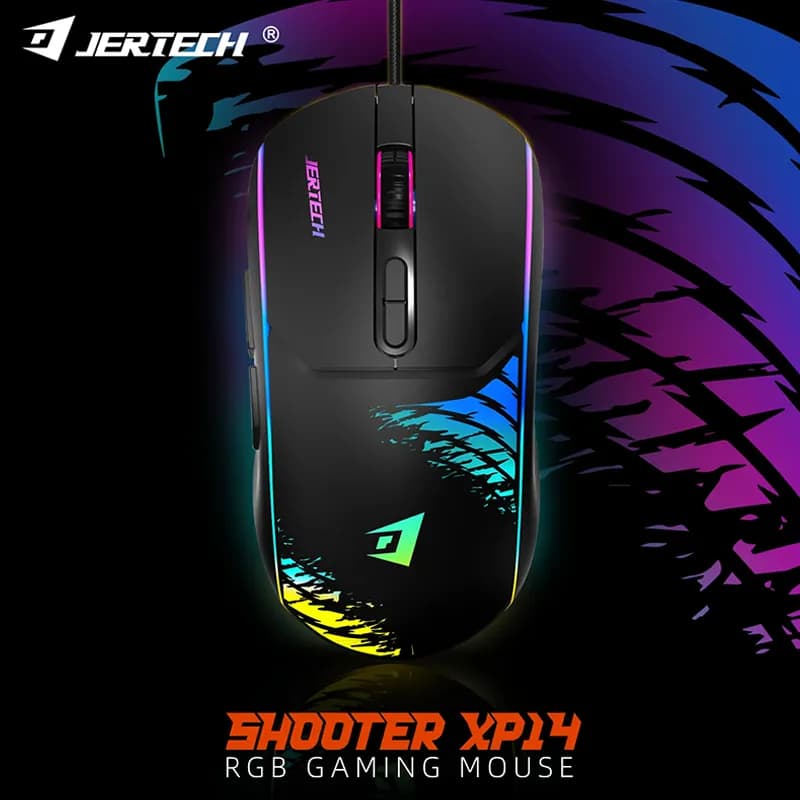 ماوس گیمینگ سیم دار جرتک مدل Shooter XP14 — تصویر ۶