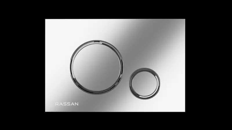 کلید فلاش تانک ویرا کروم — تصویر ۲