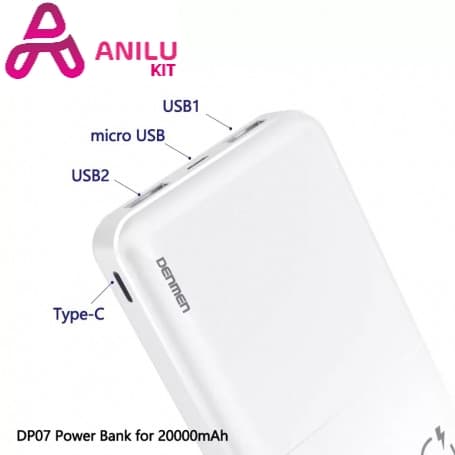 پاوربانک 10000mAh مارک DENMEN مدل DP05 — تصویر ۱۲