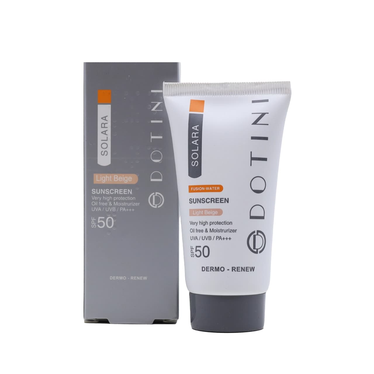 کرم ضد آفتاب رنگی فاقد چربی دوتینی SPF 50 حجم 50 میلی لیتر