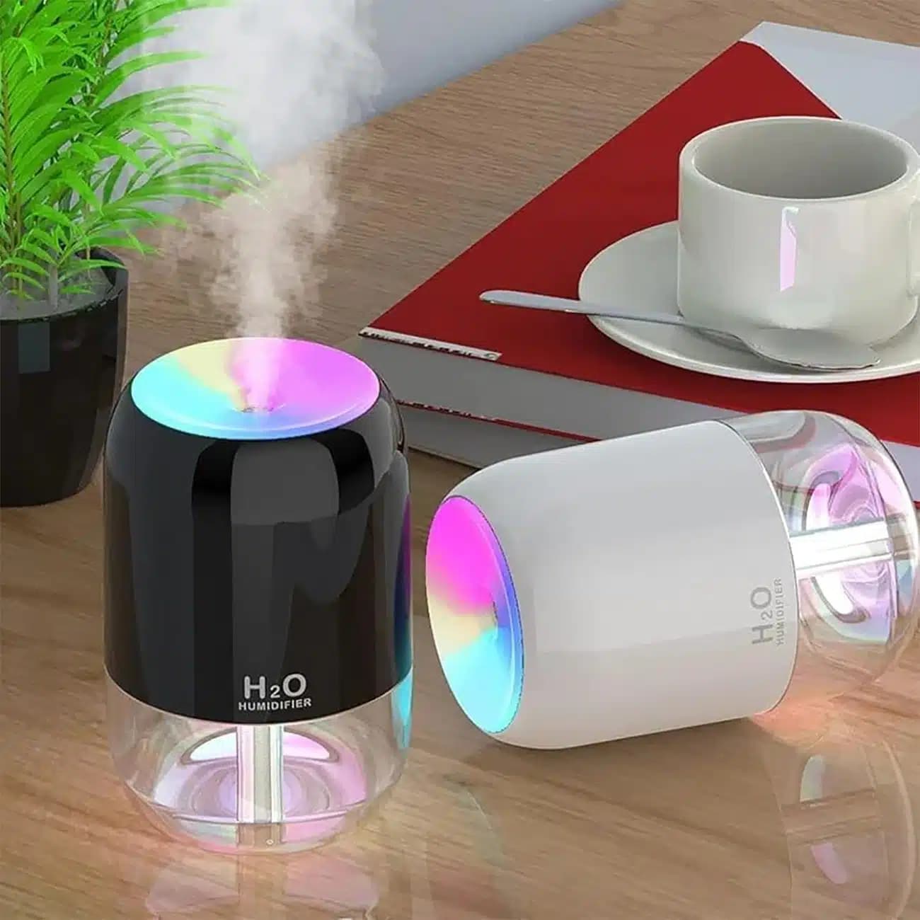 بخور سرد و رطوبت ساز مدل 988 با چراغ LED و حجم 200 میلی‌لیتر — تصویر ۱۱
