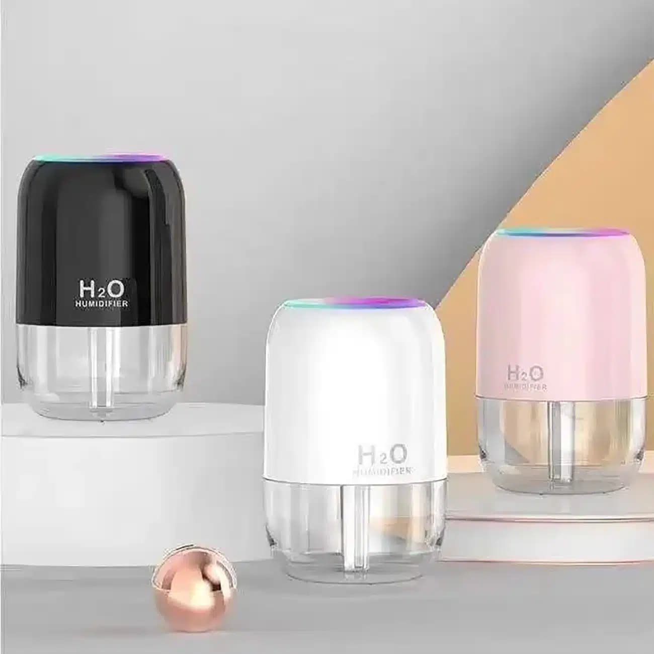 بخور سرد و رطوبت ساز مدل 988 با چراغ LED و حجم 200 میلی‌لیتر — تصویر ۷
