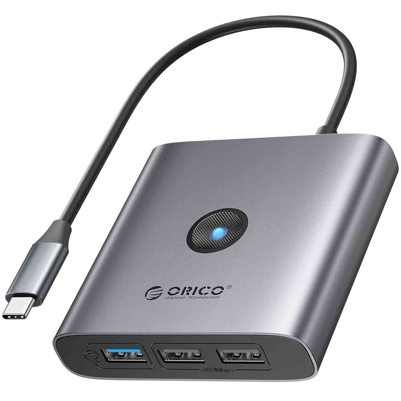 هاب تایپ سی اوریکو ORICO مدل FAX3-6PR با 6 پورت — تصویر ۷