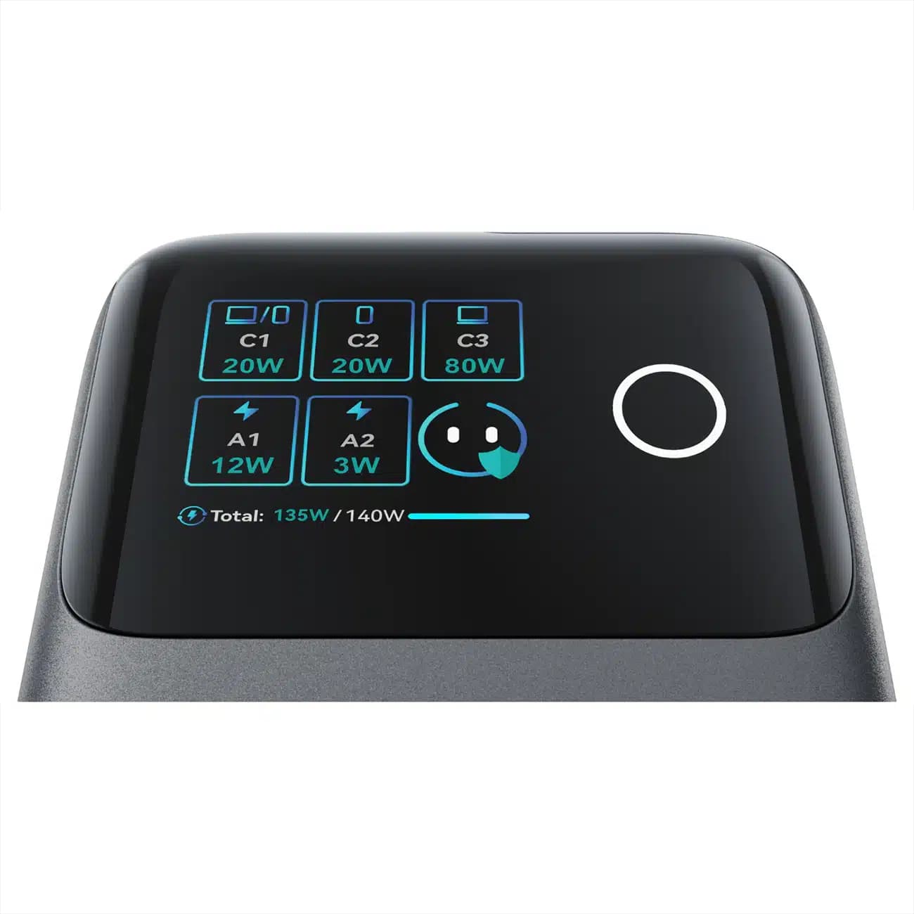 شارژر رومیزی هوشمند جویروم مدل JR-TRD01 توان 140 وات با نمایشگر — تصویر ۵