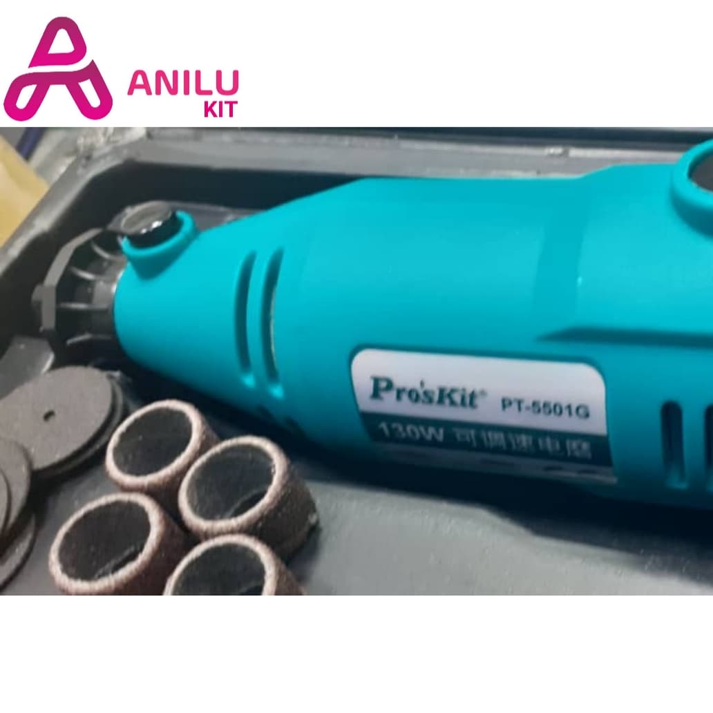 ست مینی دریل انگشتی پیشرفته پروسکیت Proskit مدل PT-5501 — تصویر ۵