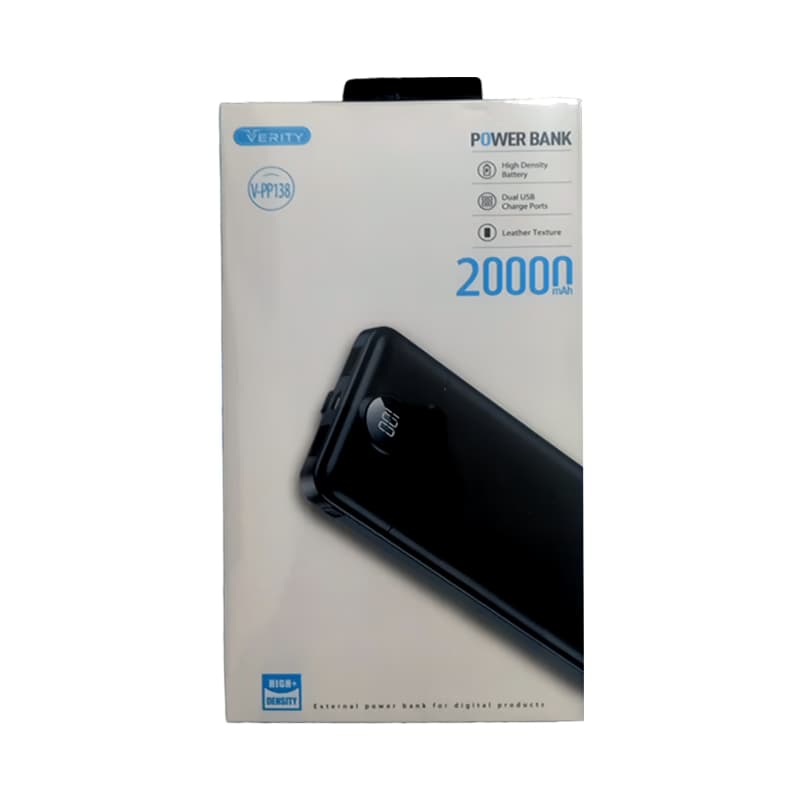 پاور بانک pp138pd وریتی 20000mah — تصویر ۳