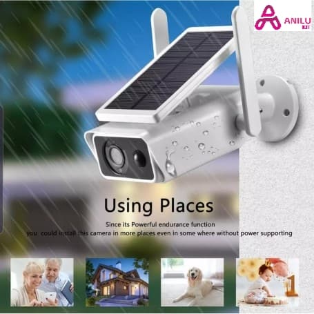 دوربین هوشمند وای فای 1080P / 2MP خورشیدی مدل ES-2R — تصویر ۴